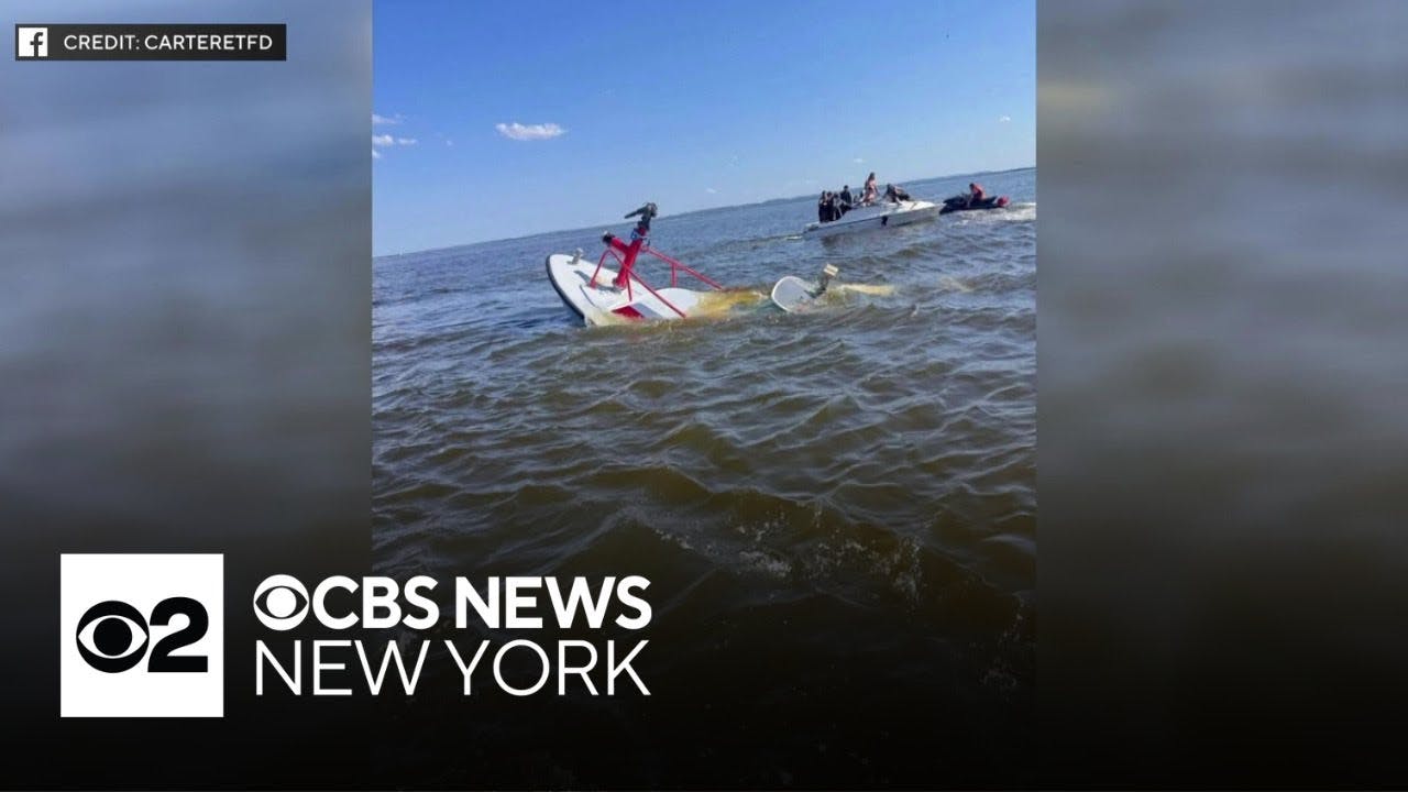 Whale Hits, Sinks Carteret, NJ Fire Boat