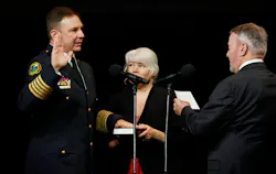 Orlando Fire Chief Jason Revoldt, shown left, is retiring shortly after his appointment. The reason for his departure is undisclosed.