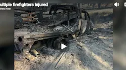Firefighters Hurt, Rigs Destroyed at Chelan Hills, WA, Wildfire