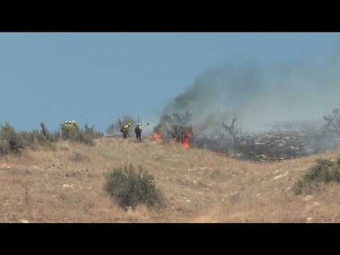 Crews briefly pulled from Claremont Fire over unexploded military ordnance