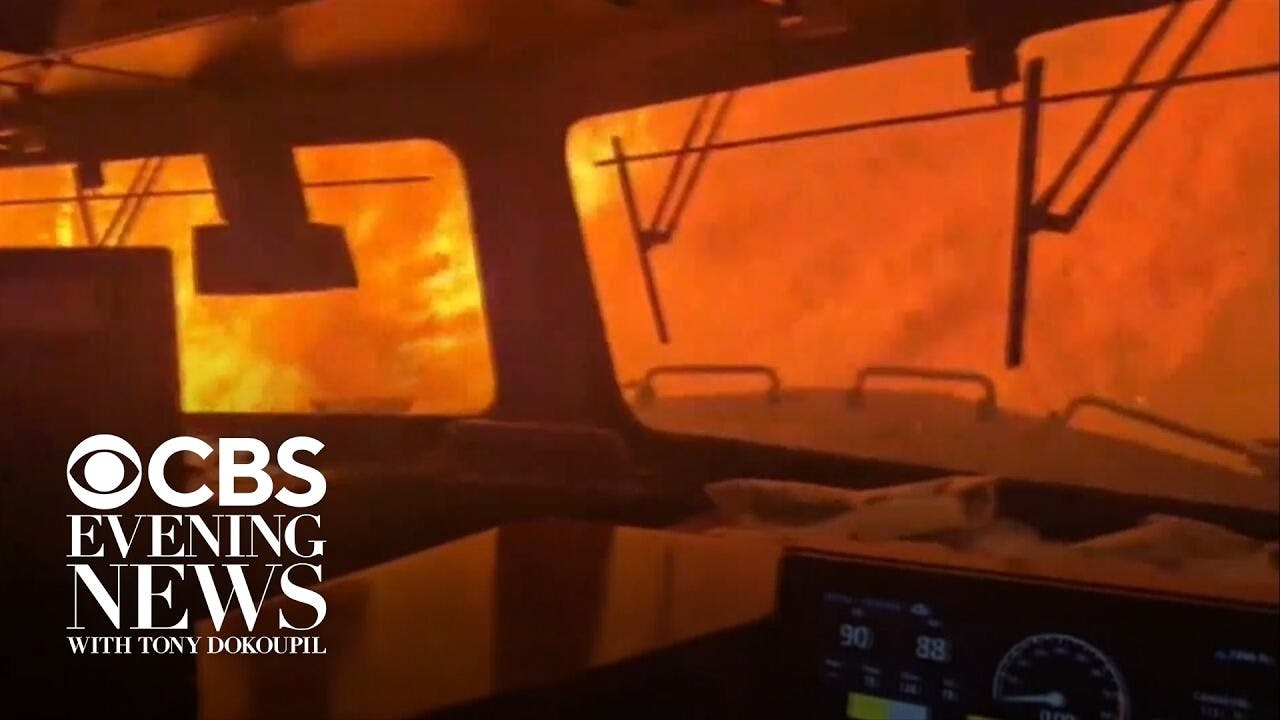 'Seriously, we're encased now,' Canadian Railroader Says as Massive Wildfire Surrounds Train