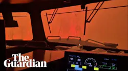 'Seriously, we're encased in flames now,' Canadian Railroader Says as Massive Wildfire Surrounds Train