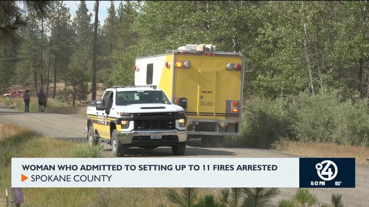 Woman Admits to Setting Fires in Spokane County, WA