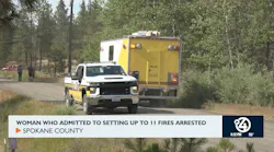 Woman Admits to Setting Fires in Spokane County, WA