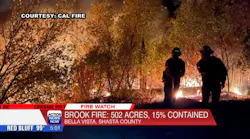 650 firefighters battle Brook Fire in rugged Shasta County