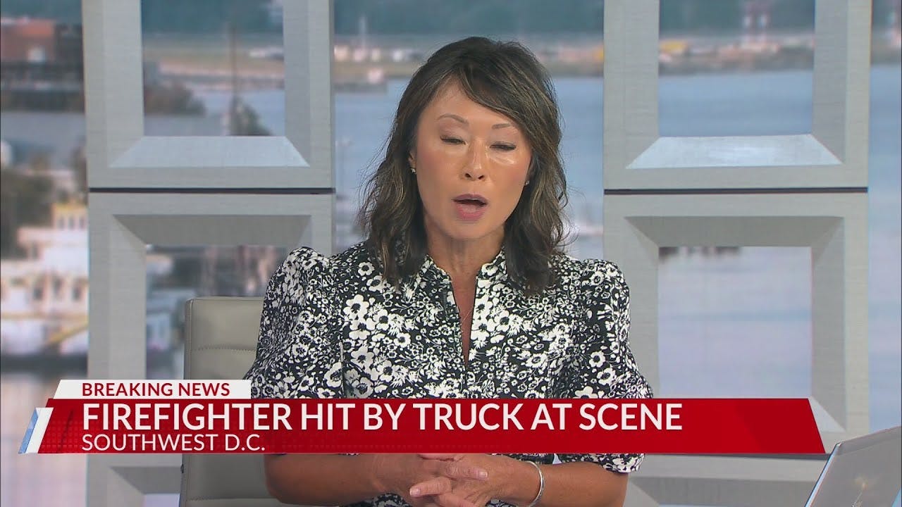 Washington D.C. Firefighter Struck by Fire Apparatus at Scene