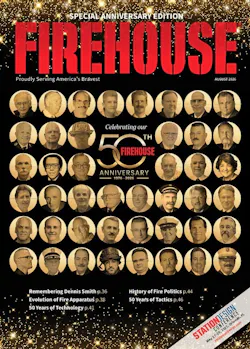 Firehouse Magazine 50th Anniversary Cover