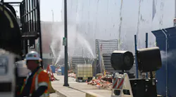 The The Los Angeles County Department of Public Health issued its first citation Thursday and is requiring that the company remove the approximately 85 million pounds of food rotting inside the Boyle Heights warehouse.