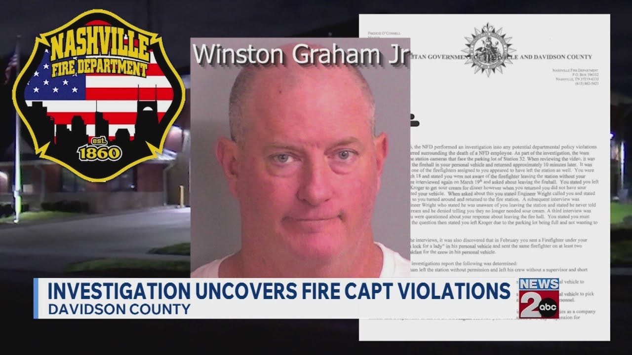 Investigation into Nashville firefighter's death uncovers captain's violations