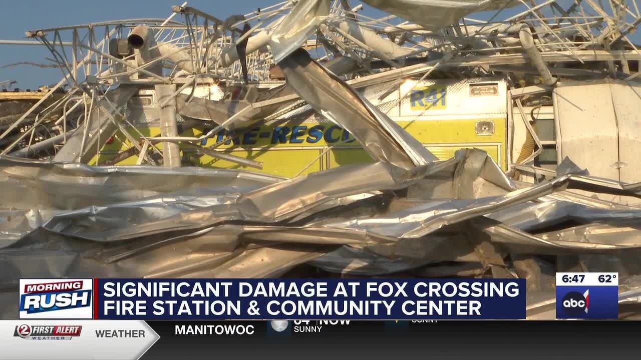 Menasha, WI, Fire Station Destroyed by Tornado