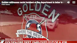 Racist Incident Leads to Termination of Golden, CO, Fire Department Employee