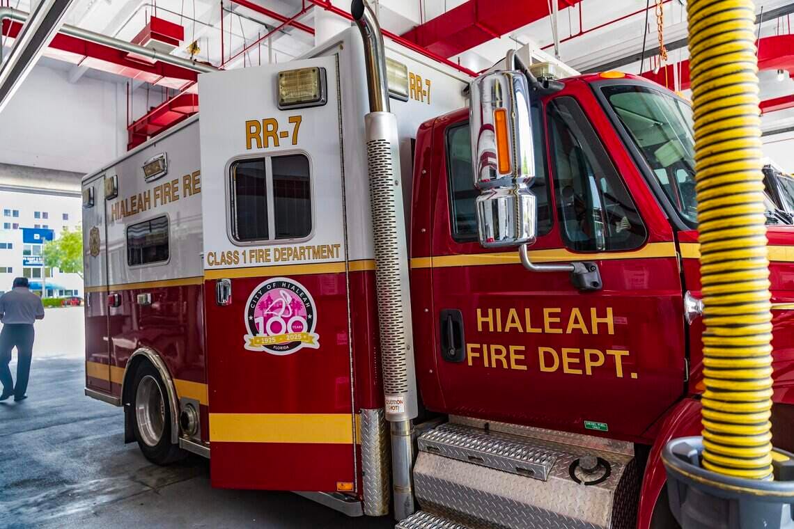 Abou 90 percent of the calls handled by Hialeah firefighters are EMS-related.