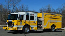 fire department pumper vehicle that was purchased 'off-the-shelf'