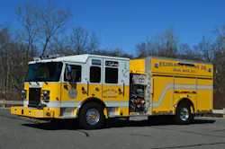 fire department pumper vehicle that was purchased 'off-the-shelf'