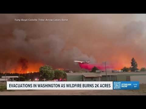 Hundreds of Houses Consumed by Raging Washington Wildfires