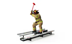 The Keiser Force Machine, which is designed for firefighter training, replicates the chopping motion that’s used in firefighting tasks, to offer a safe and resource-efficient training solution.