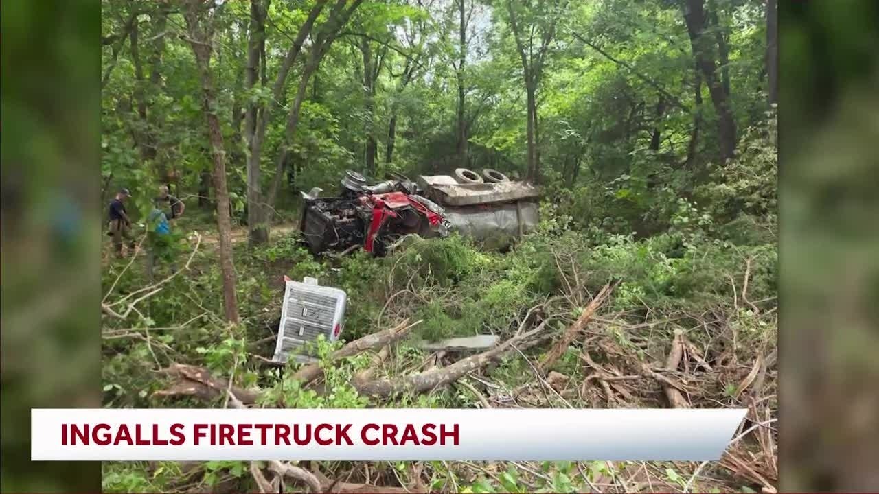 Fire Tanker Rollover Leaves Ingalls, OK, Firefighters Injured
