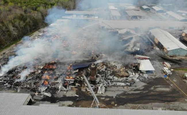 A silo explosion in Searsmont, ME, killed two firefighters and a lumber mill worker.
