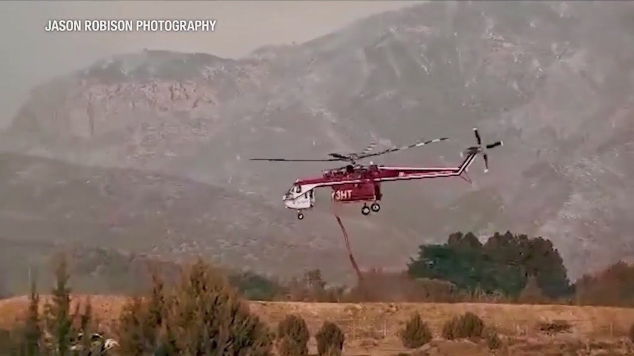 Porterville helicopter pilot killed in Utah wildfire crash named