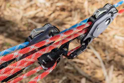 The CAPTO and the SWIVO from CMC were developed for quicker and simpler building of Twin Tension Rope Systems (TTRS). In combination, the devices enable rapid conversion from a 3:1 to a 5:1 mechanical advantage. CAL FIRE Capt. Leon Valentin believes that the benefits of the intuitive nature of the CAPTO include that its functionality is easy to remember for companies that might run only one or two calls per year.