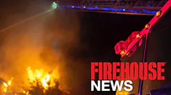 A firefighter died and three other emergency personnel, including a firefighter, were severely injured during two explosions during a gas leak response at a building in central Brussels.