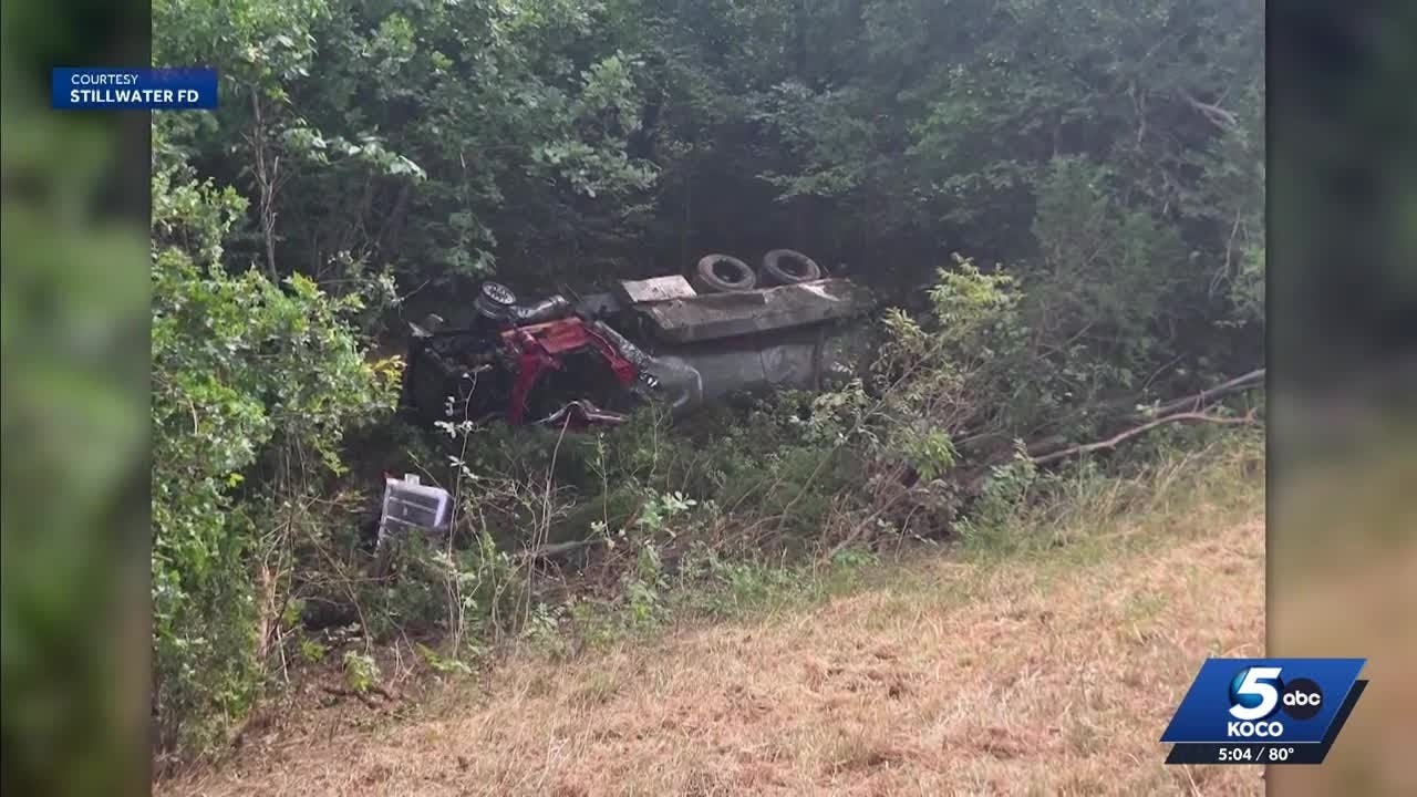 Update: Ingalls Firefighter Back Home, Walking After Rollover Crash