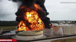 Lightning Sparks Explosion at Glenpool, OK, Tank Farm