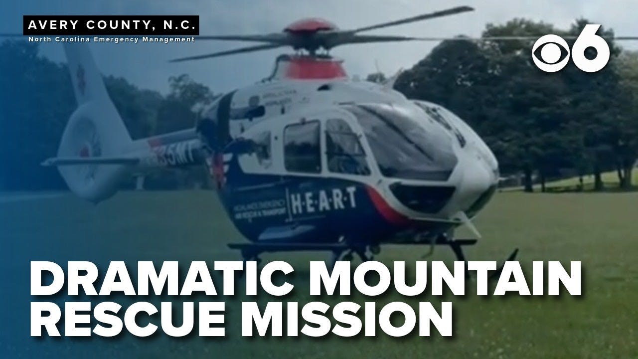 Hiker rescued after 50-foot fall at North Carolina's Grandfather Mountain