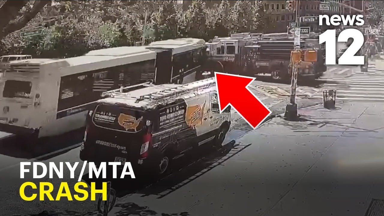 FDNY Pumper, Transit Bus Crash Sends 19 People to the Hospital