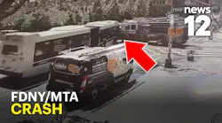 FDNY Pumper, Transit Bus Crash Sends 19 People to the Hospital