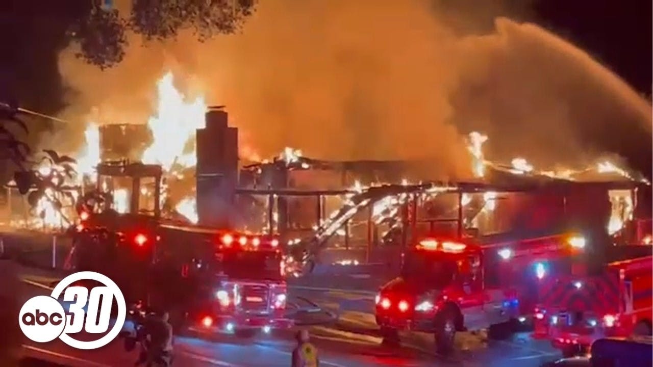 Historic Oakhurst, CA, Saloon Near Yosemite Demolished by Flames