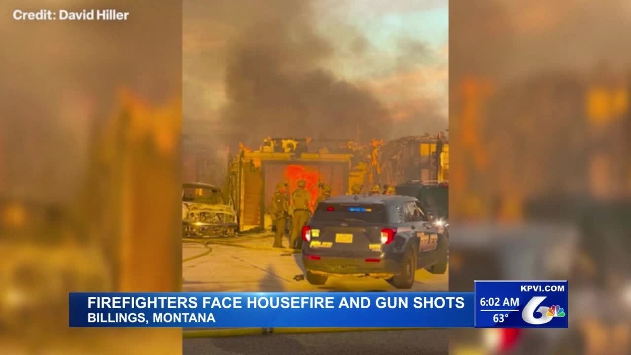 Montana Firefighters are Met with Gunfire While Responding to a Housefire