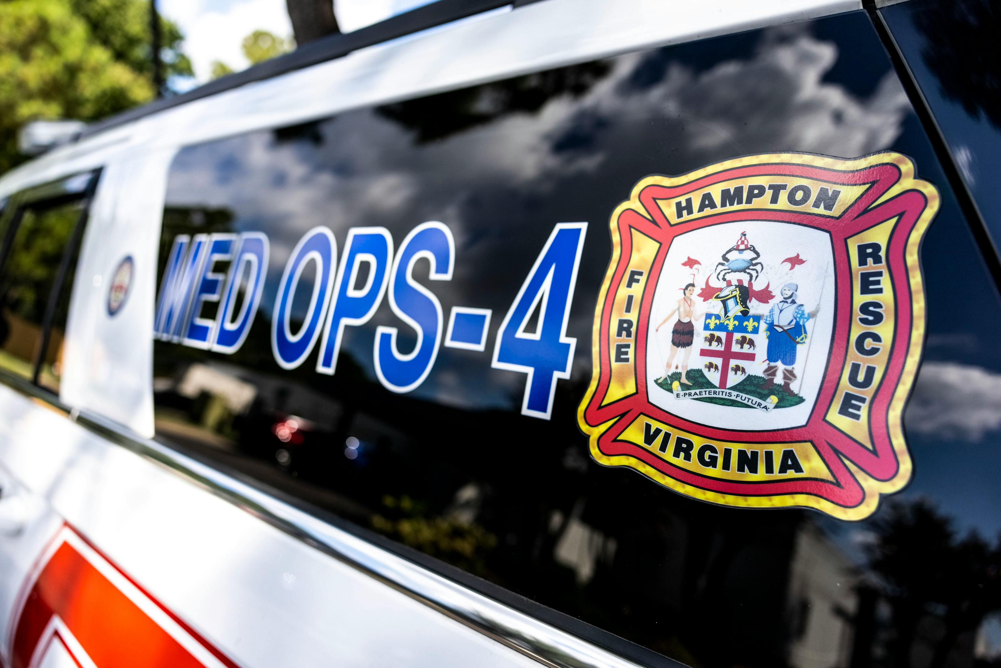 This is the vehicle Jasmine Blow, mobile crisis clinician, and Jamel Royal, a medic/firefighter with Hampton Fire and Rescue, use to respond to mental health emergencies
