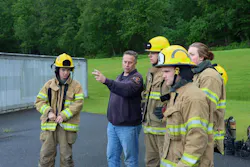 veteran firefighter instruction probationary firefighters
