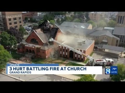 Historic Church Destroyed by Flames in Grand Rapids, MI