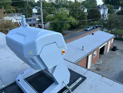 Drone as First Responder drone dock at fire station