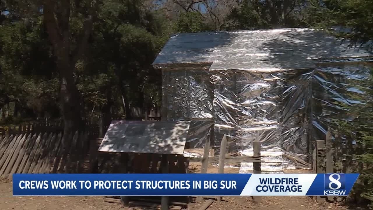 Historic Big Sur, CA, Cabin Wrapped in Fire=Resistant Material