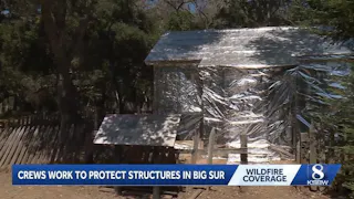 Historic Big Sur, CA, Cabin Wrapped in Fire=Resistant Material