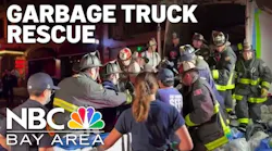 Man rescued from inside garbage truck in San Francisco