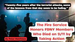 The Fire Service Honors FDNY Members Who Died on 9/11 by Taking Action
