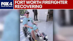 Fort Worth firefighter fights to walk and serve again