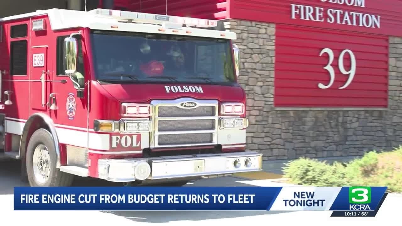Folsom Fire Department restores Engine 39 after budget-related suspension