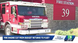 Folsom Fire Department restores Engine 39 after budget-related suspension