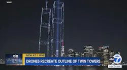 Drones recreate Twin Towers, honor victims ahead of 25th anniversary of 9/11 attacks in New York