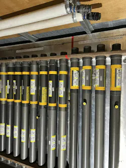 pneumatic struts that are used for shoring for a trench collapse rescue