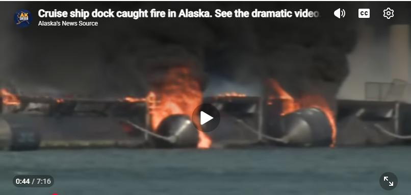 Lack of Hydrants Hampered Operation at Cruise Ship Dock Fire in Whittier, AK