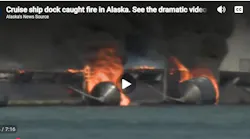 Lack of Hydrants Hampered Operation at Cruise Ship Dock Fire in Whittier, AK