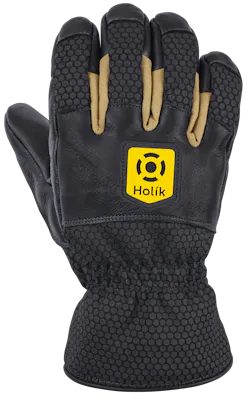 Fury combination structural firefighting gloves blend leather durability with advanced textiles to improve protection and dexterity on the fireground with PFAS-free material.