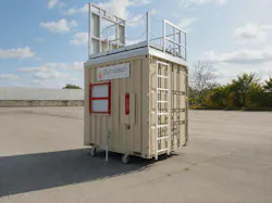 The Module 10 Multi-Use Skills Fire Simulator turns the footprint of a standard parking space into a versatile, multi-use firefighter training environment.