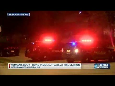 Woman found dead in suitcase outside Wichita fire station